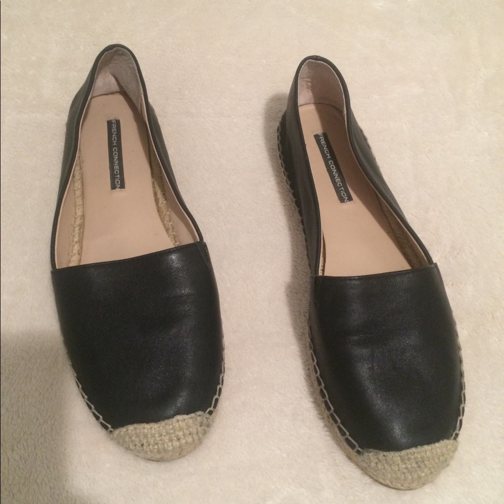 French Connection - Leather Espadrilles